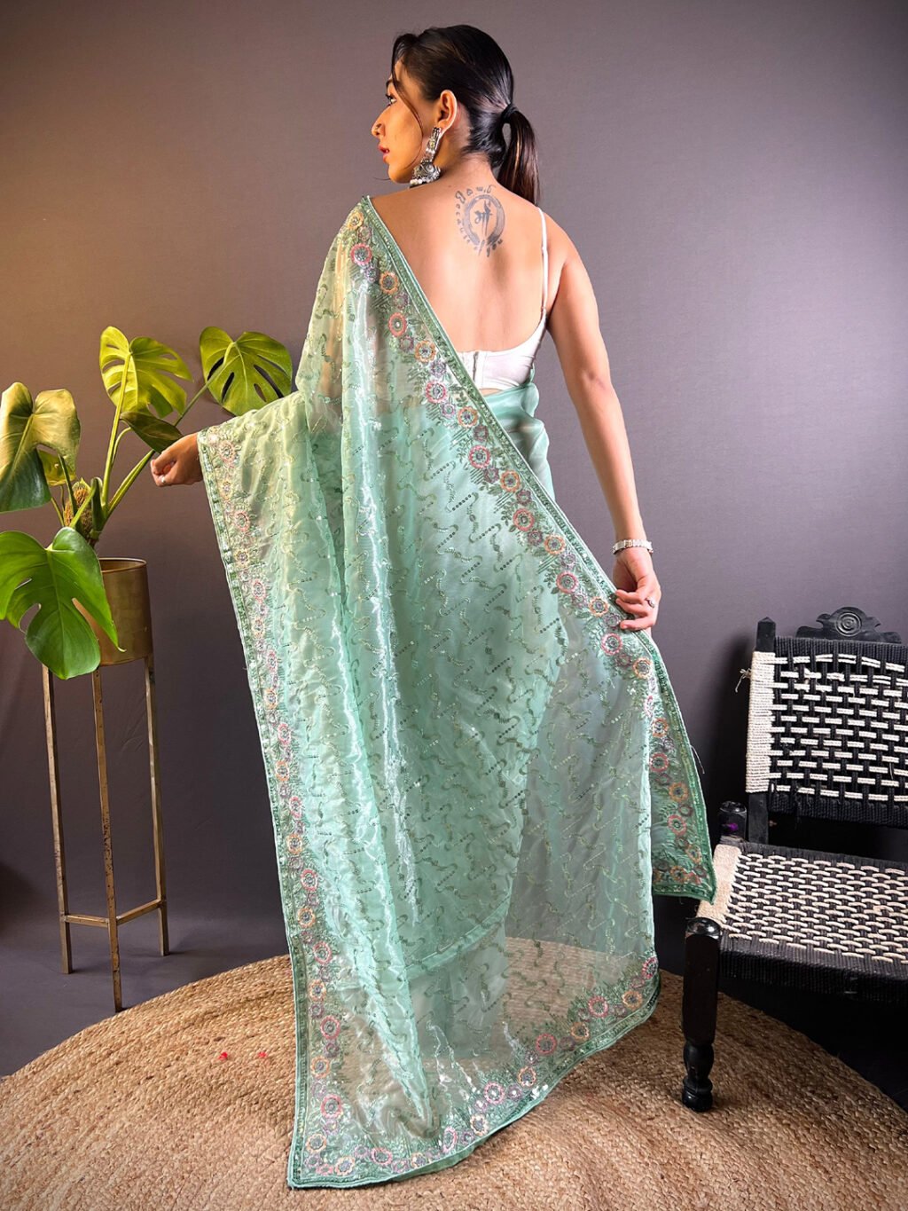 Tissue Saree