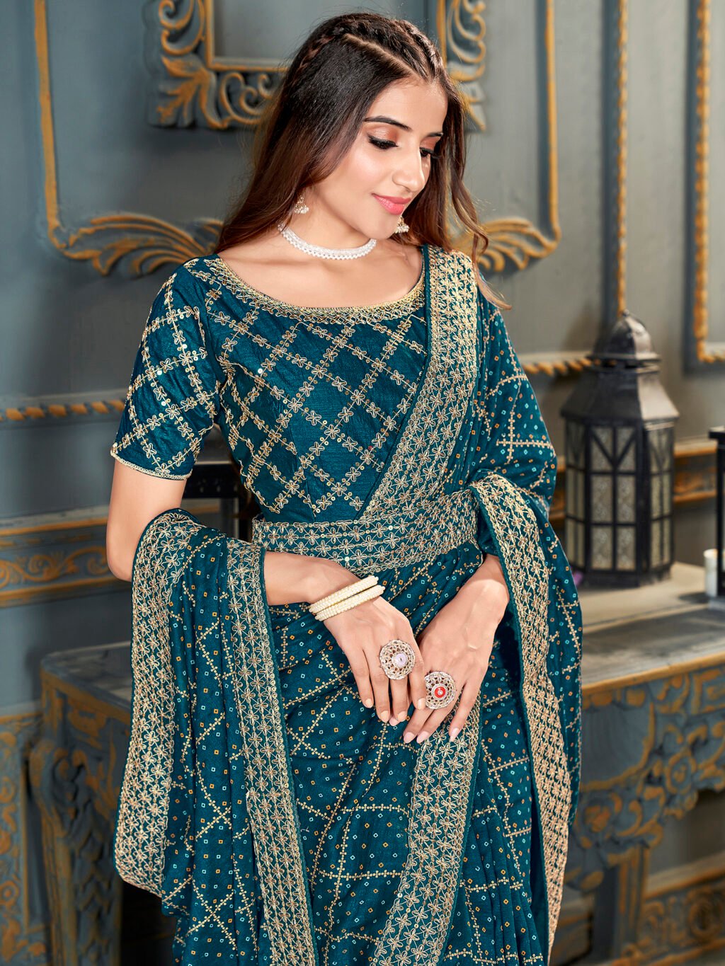 Blue Sarees available for online shopping