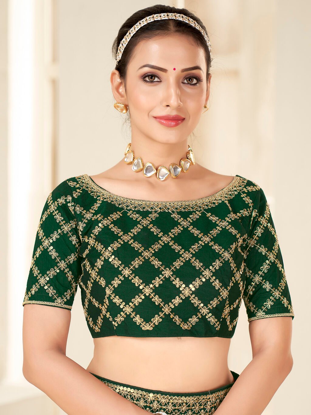 Green Sarees available for online shopping