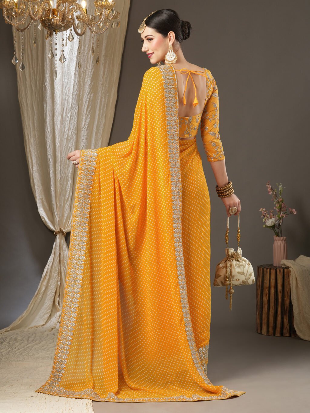 Bandhani Saree