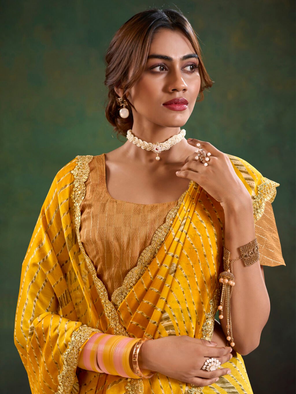 Yellow Sarees