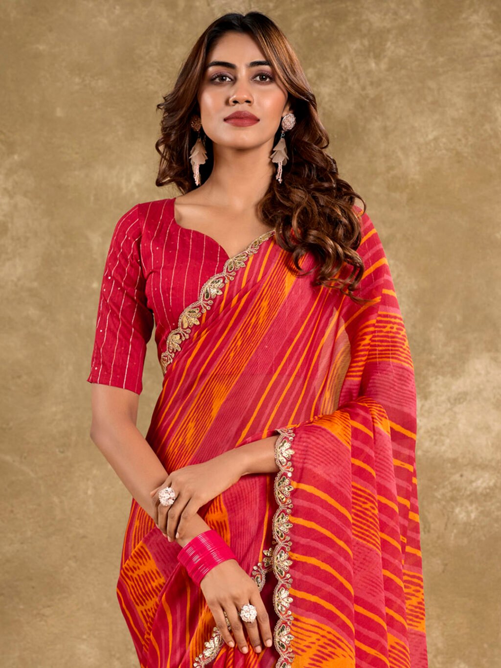 Red Sarees available for online shopping