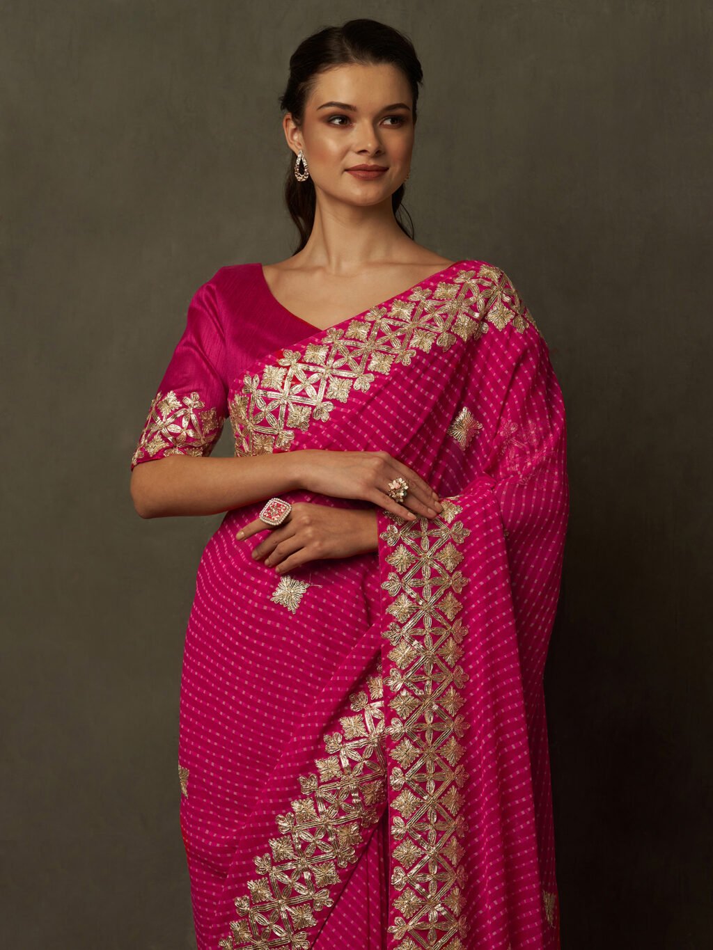 Bandhani Saree