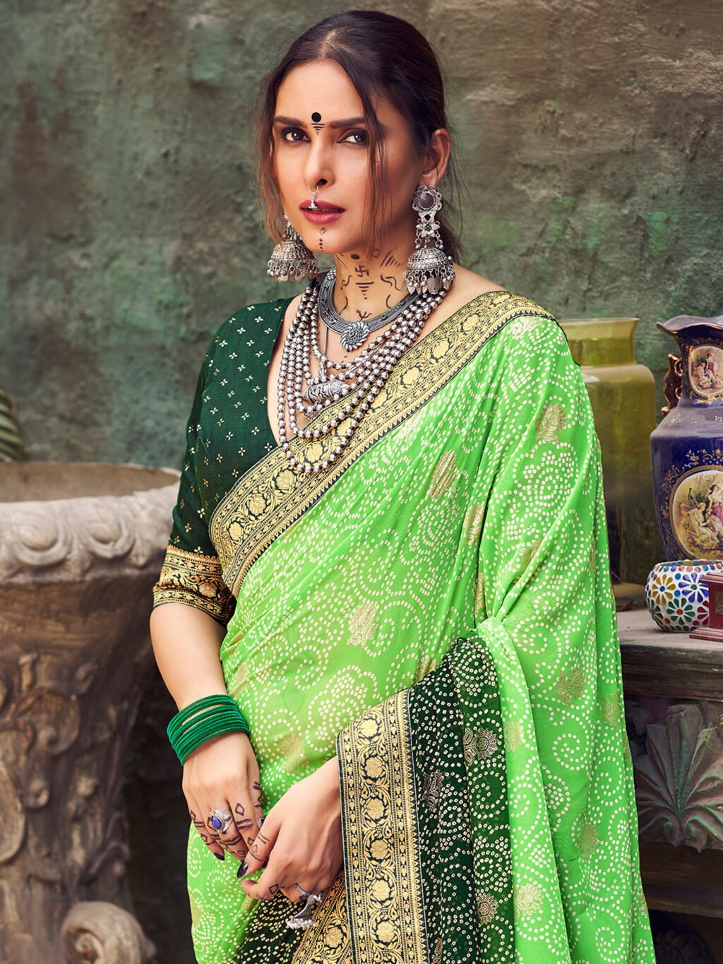 Bandhani Saree