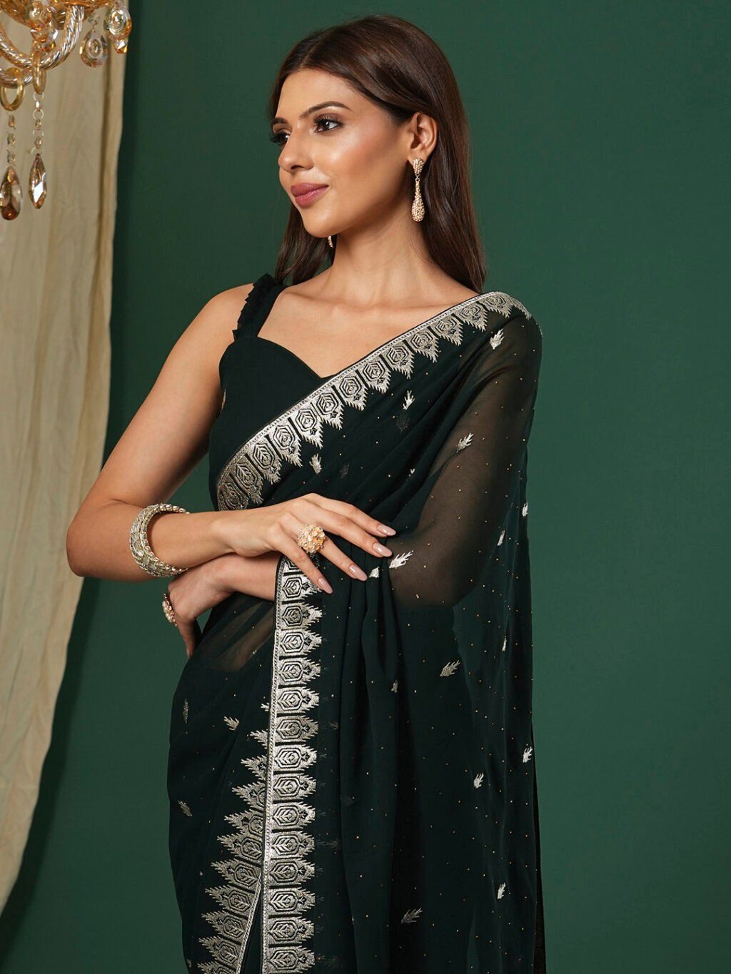 Green Sarees