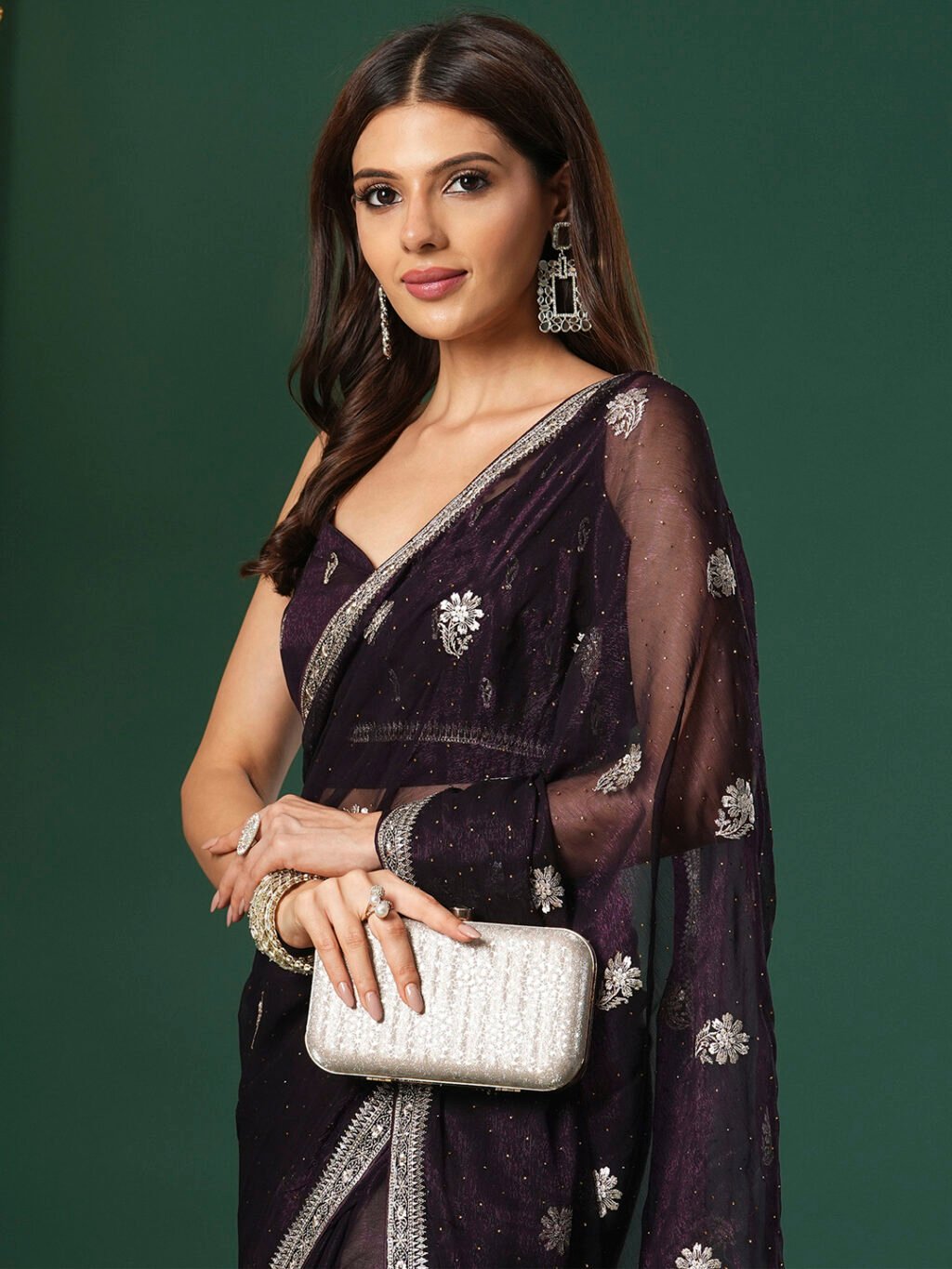 Purple Sarees available for online shopping