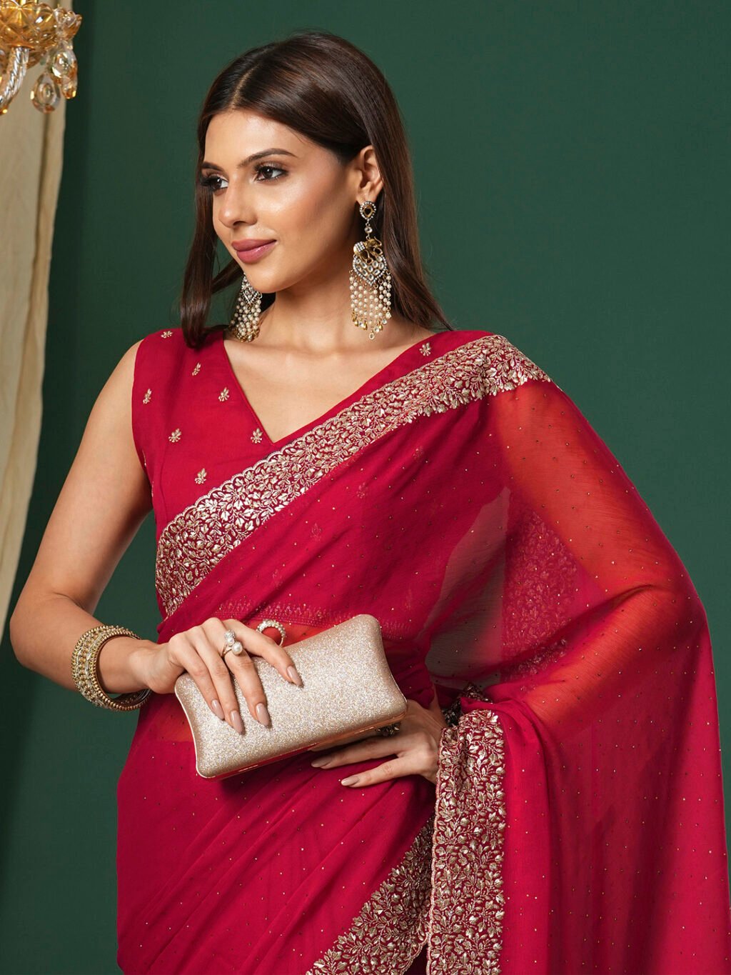 Pink Sarees available for online shopping