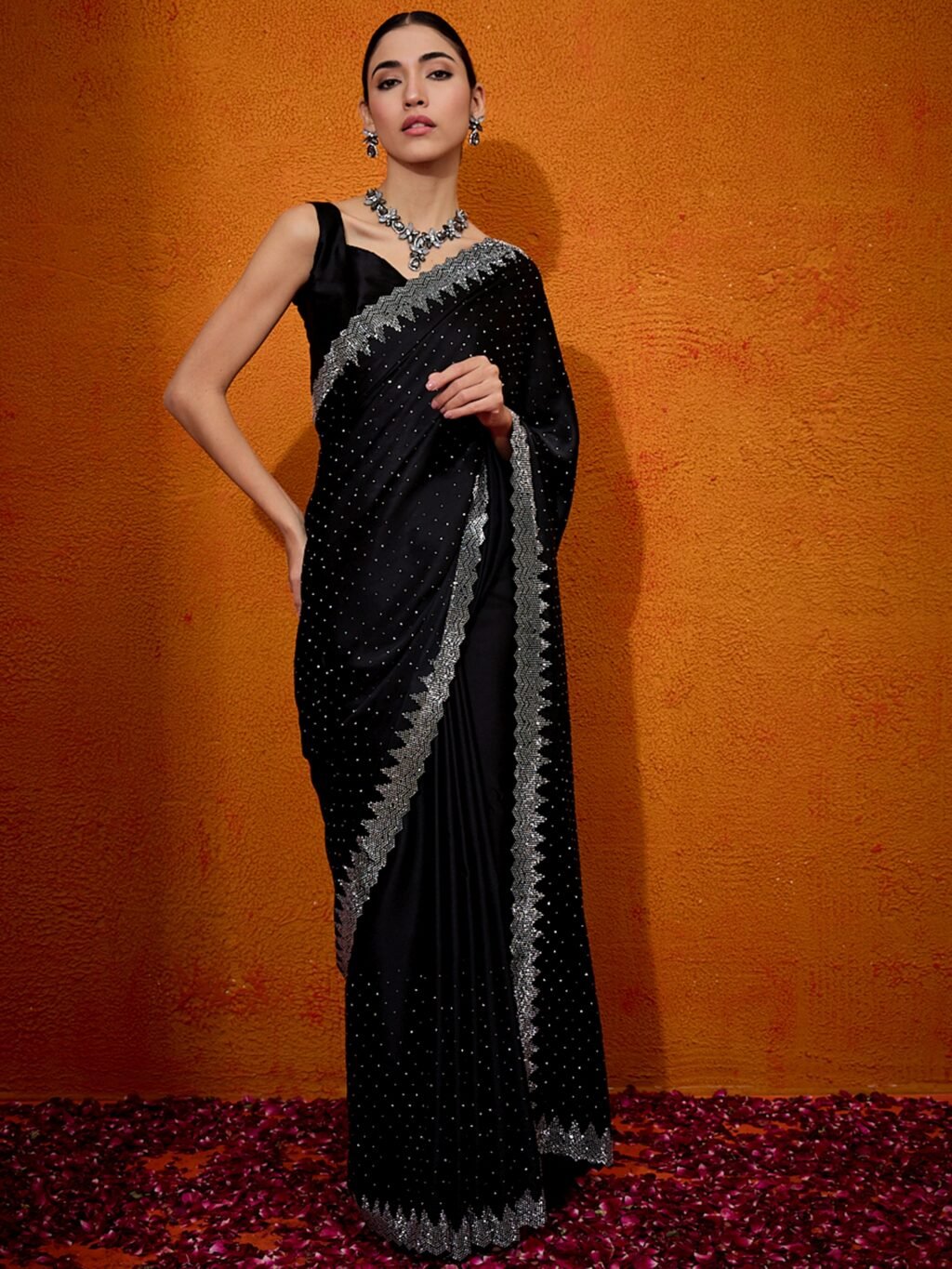 Black Sarees available for online shopping