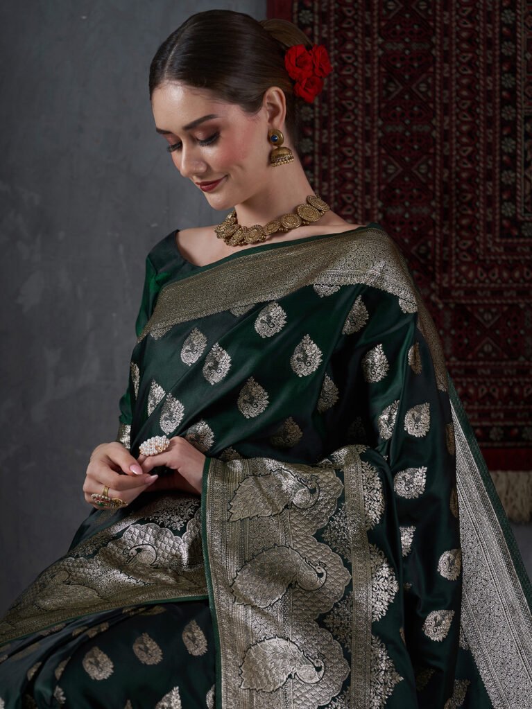 Green Kanjeevaram Silk Saree - Sarees