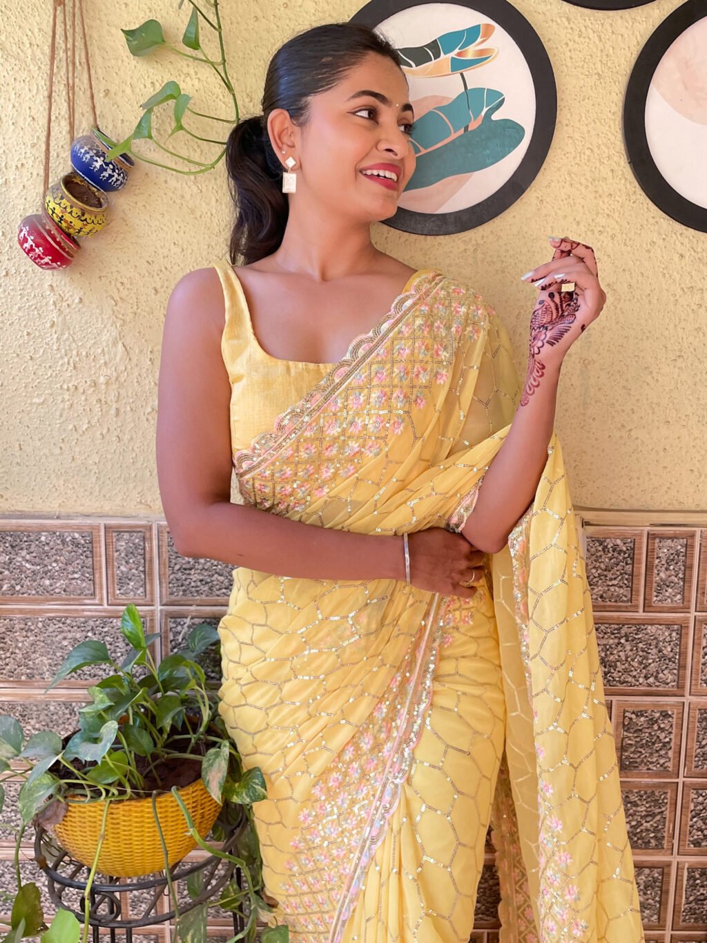Yellow Sarees
