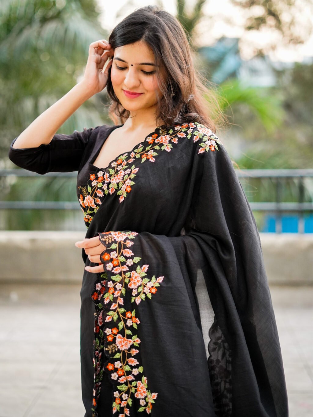 Black Sarees