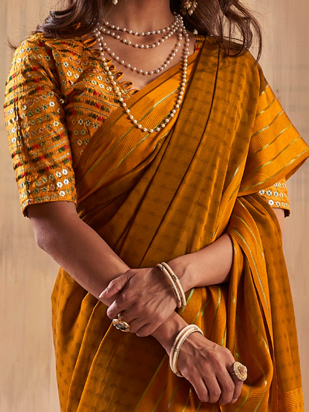 Yellow Sarees