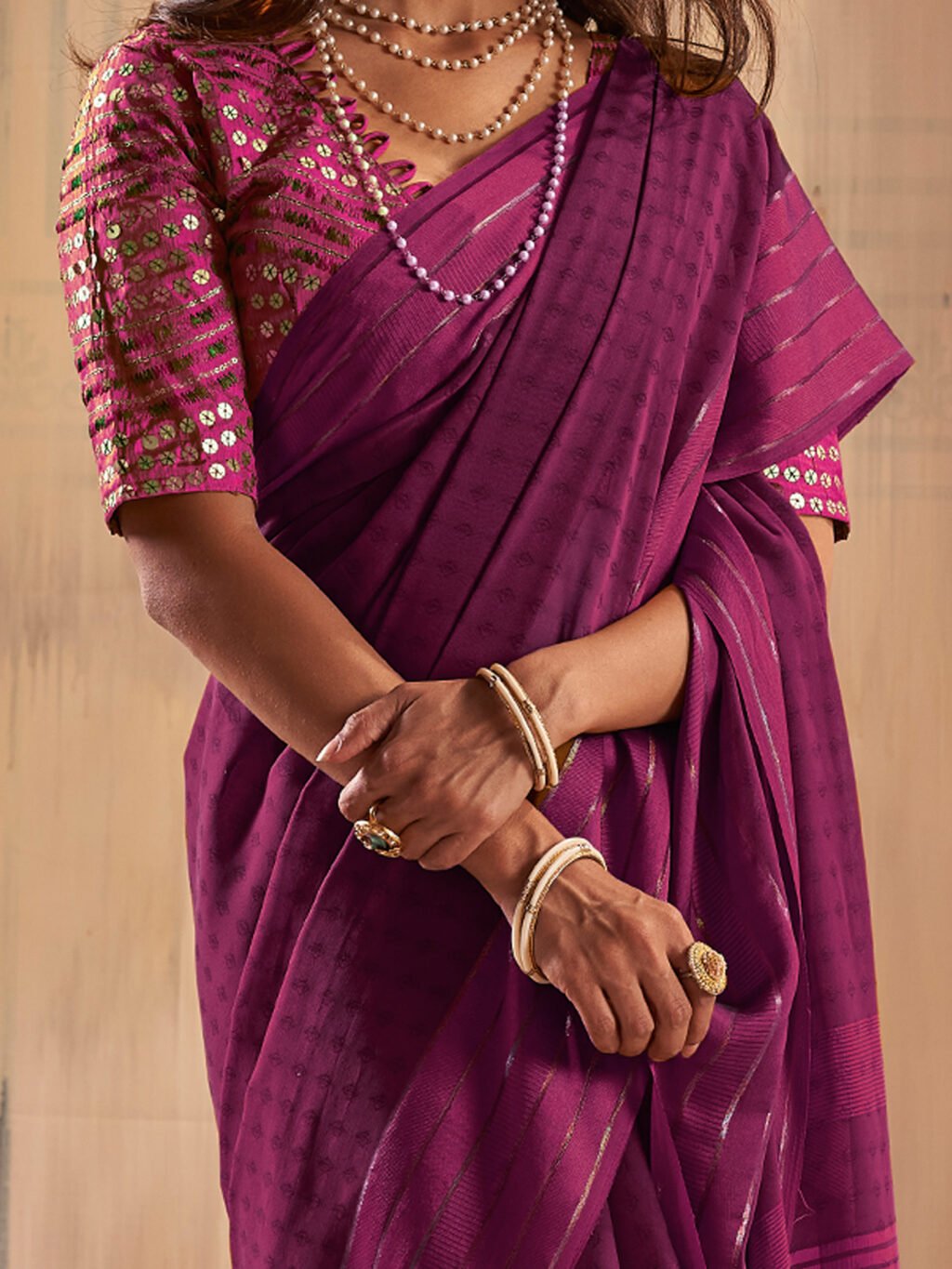 Purple Sarees available for online shopping