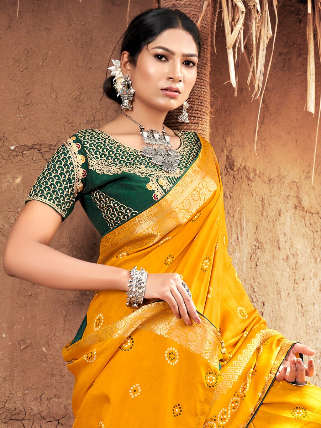 Bandhani Saree