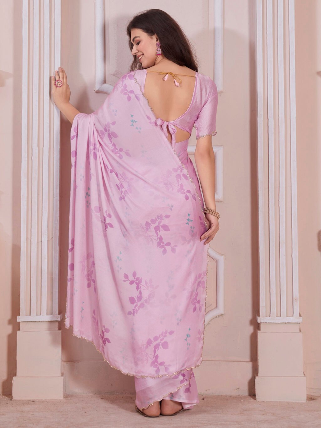 showcasing the beauty and craftsmanship of Traditional Saree.
