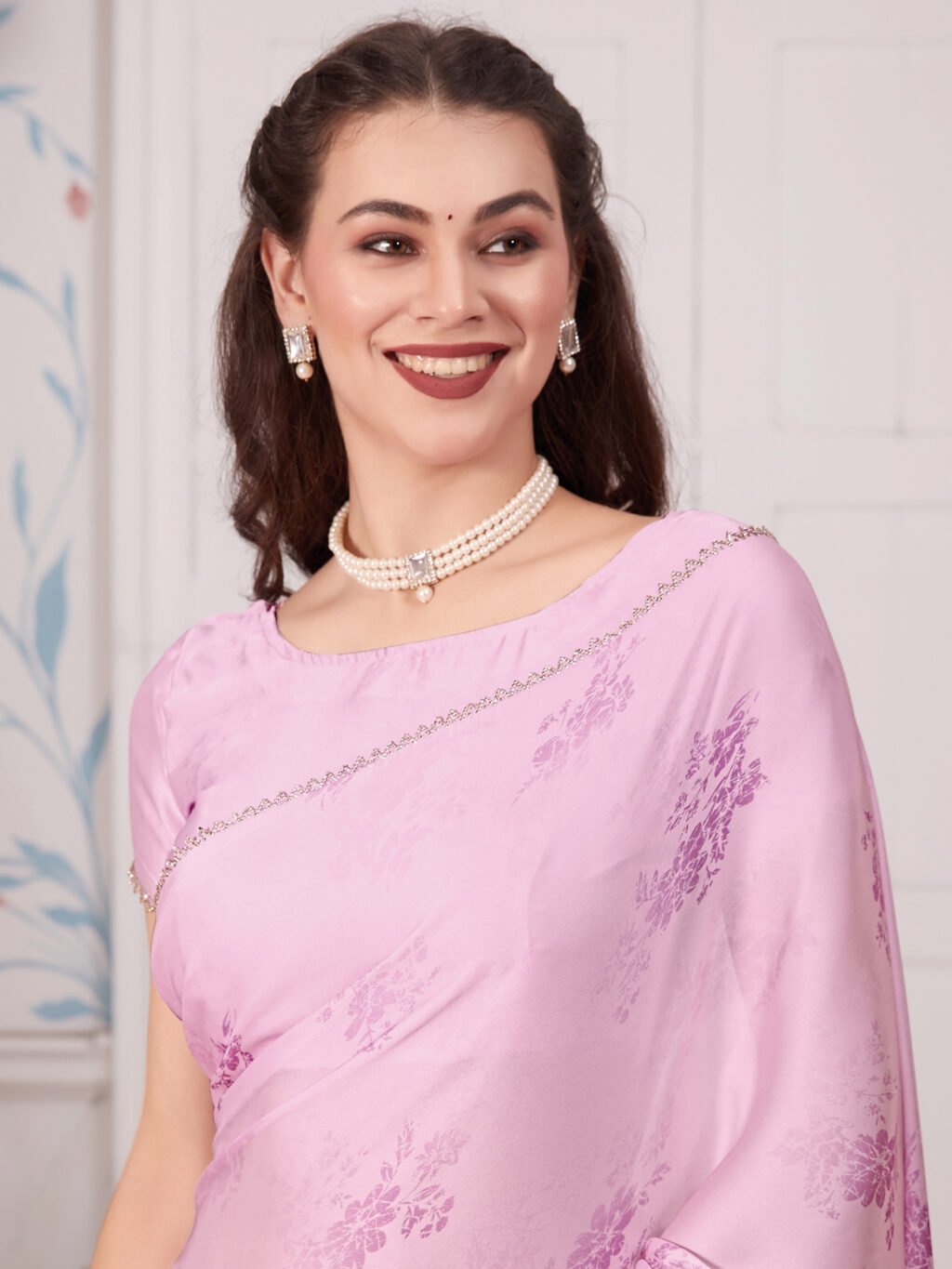 Pink Sarees available for online shopping