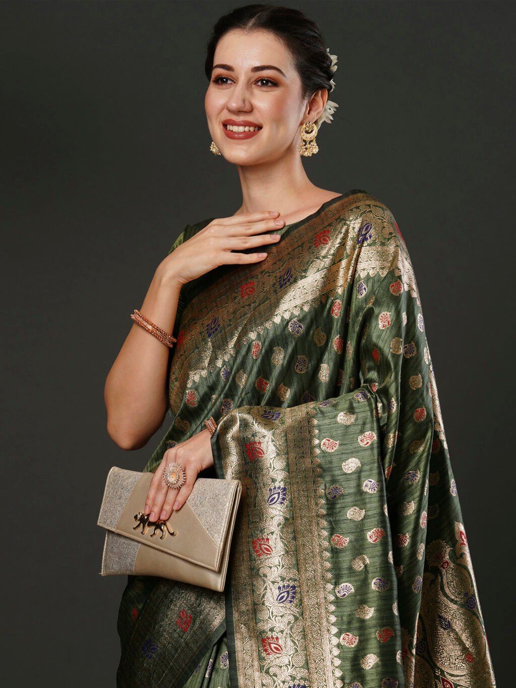 Green Sarees