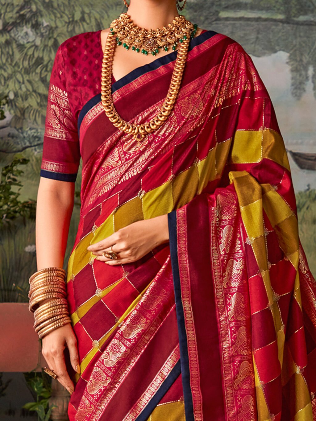 Red Sarees available for online shopping
