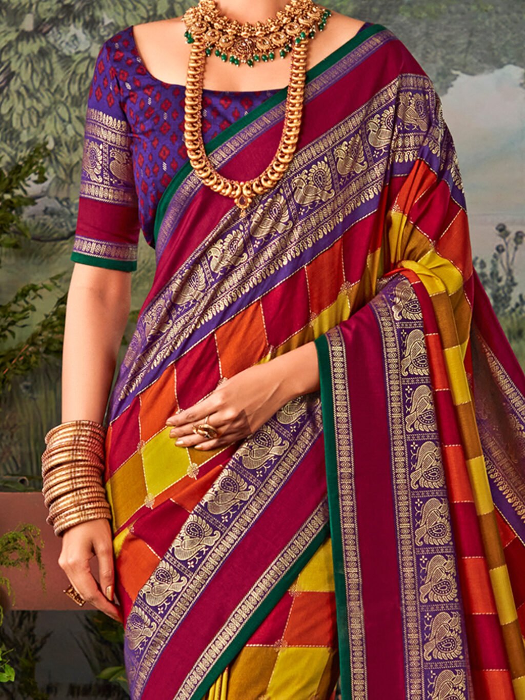 Yellow Sarees available for online shopping