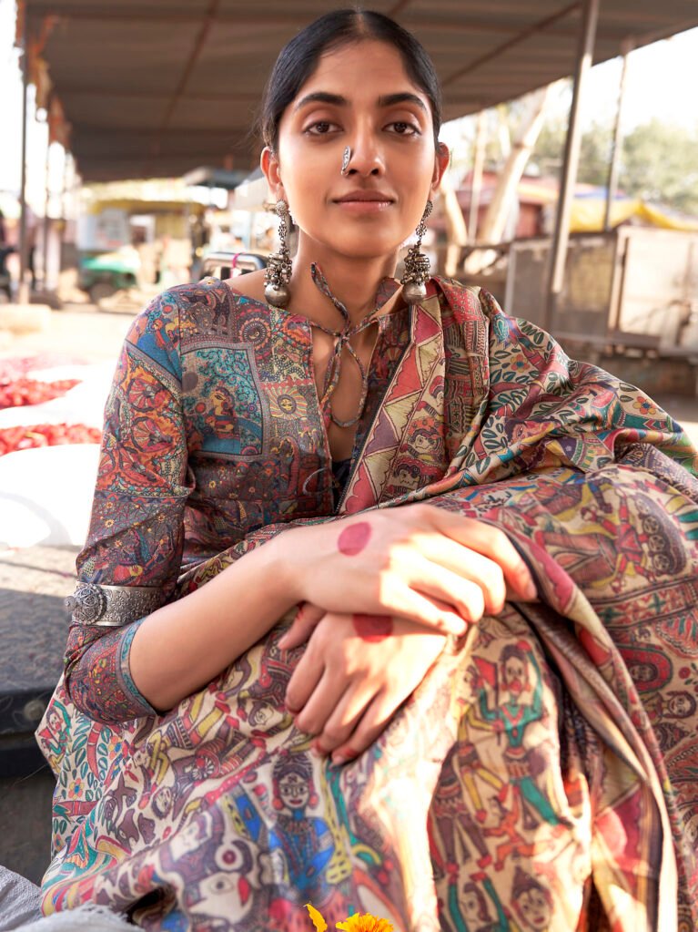 Printed Saree