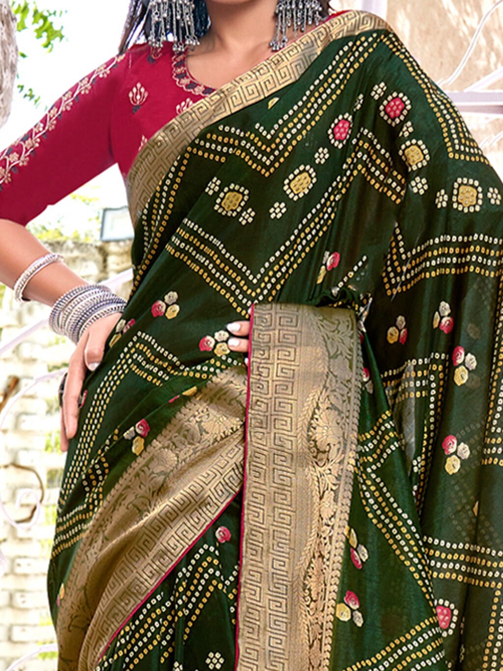Green Sarees