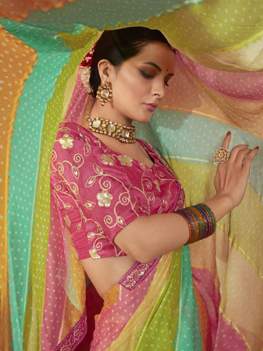 Bandhani Saree