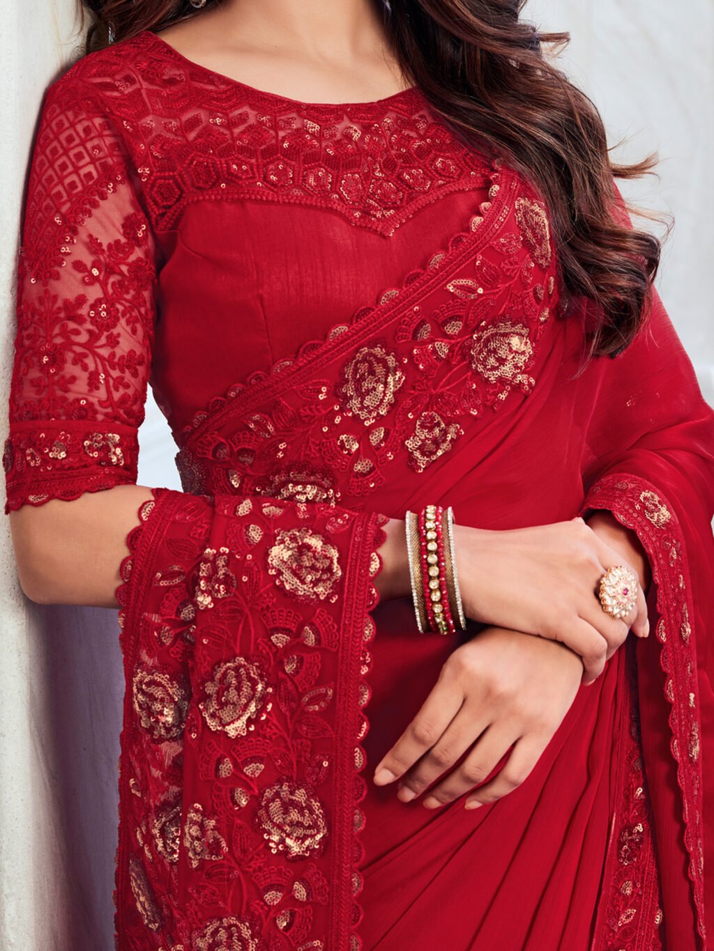 Red Sarees