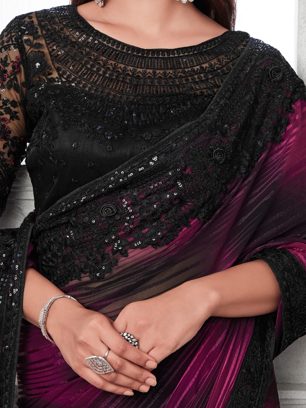 Purple Sarees