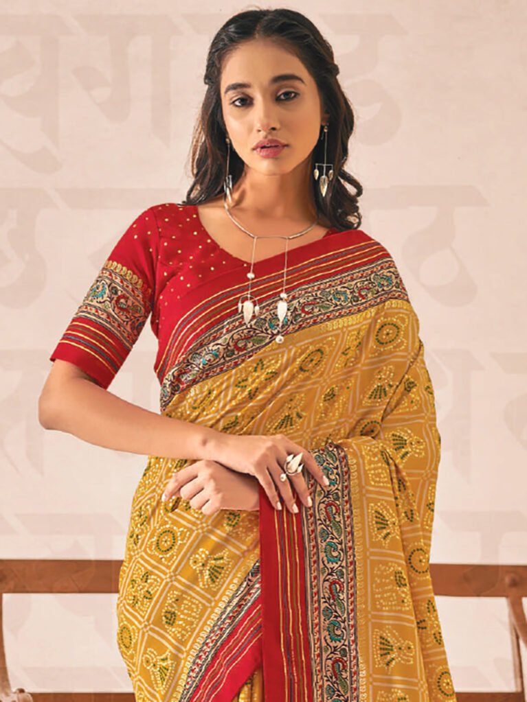 Bandhani Saree