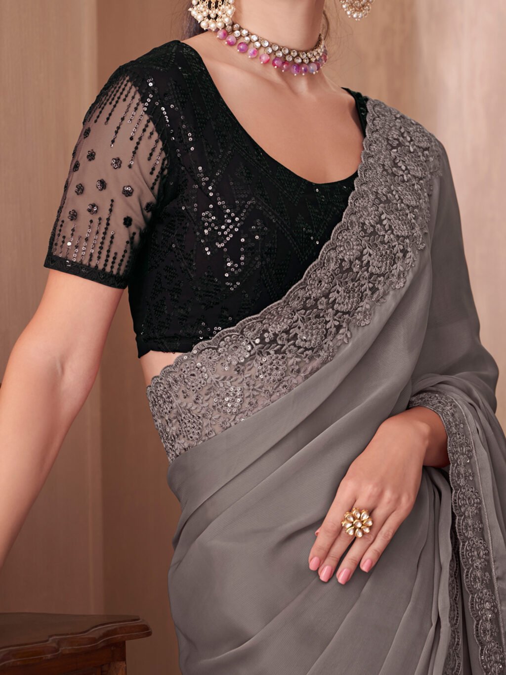 Grey Sarees
