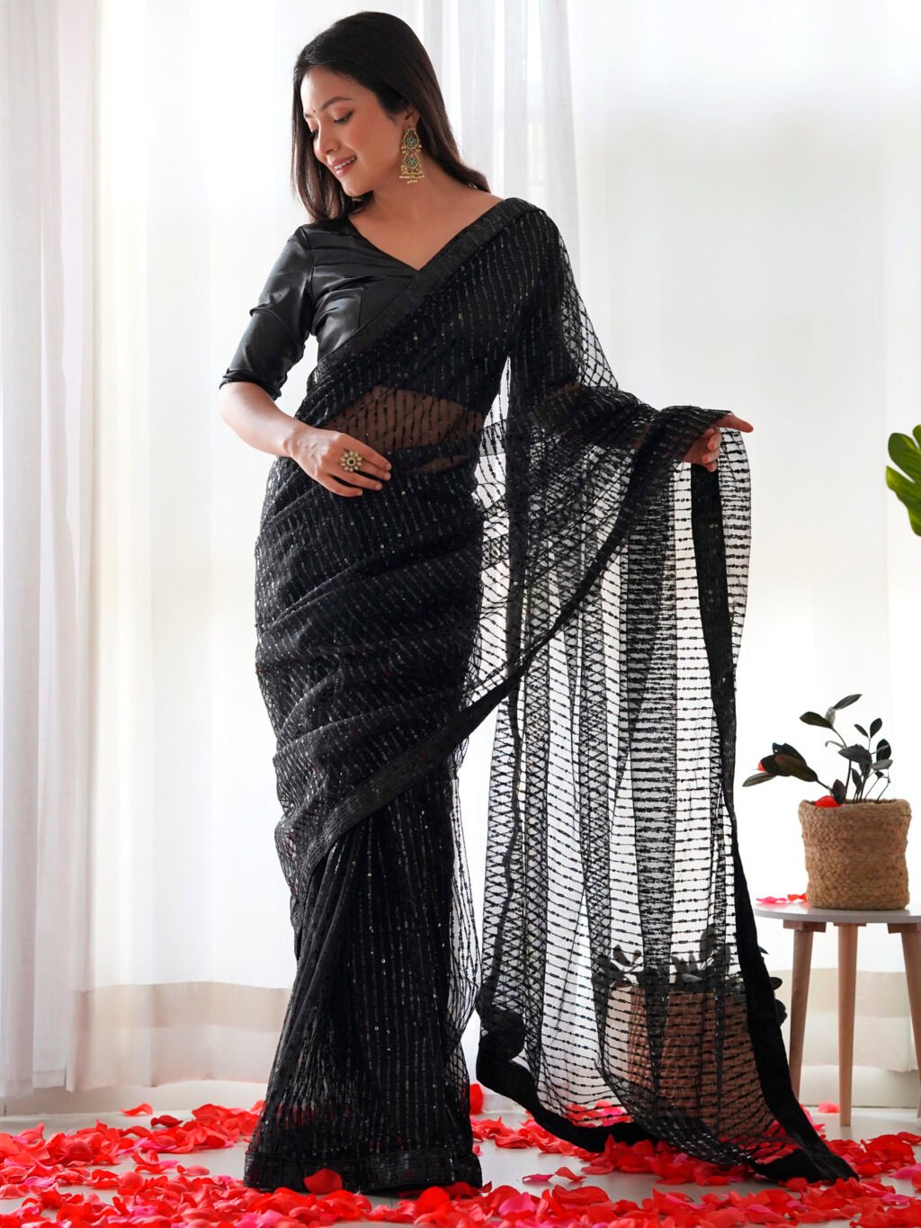 Black Sarees