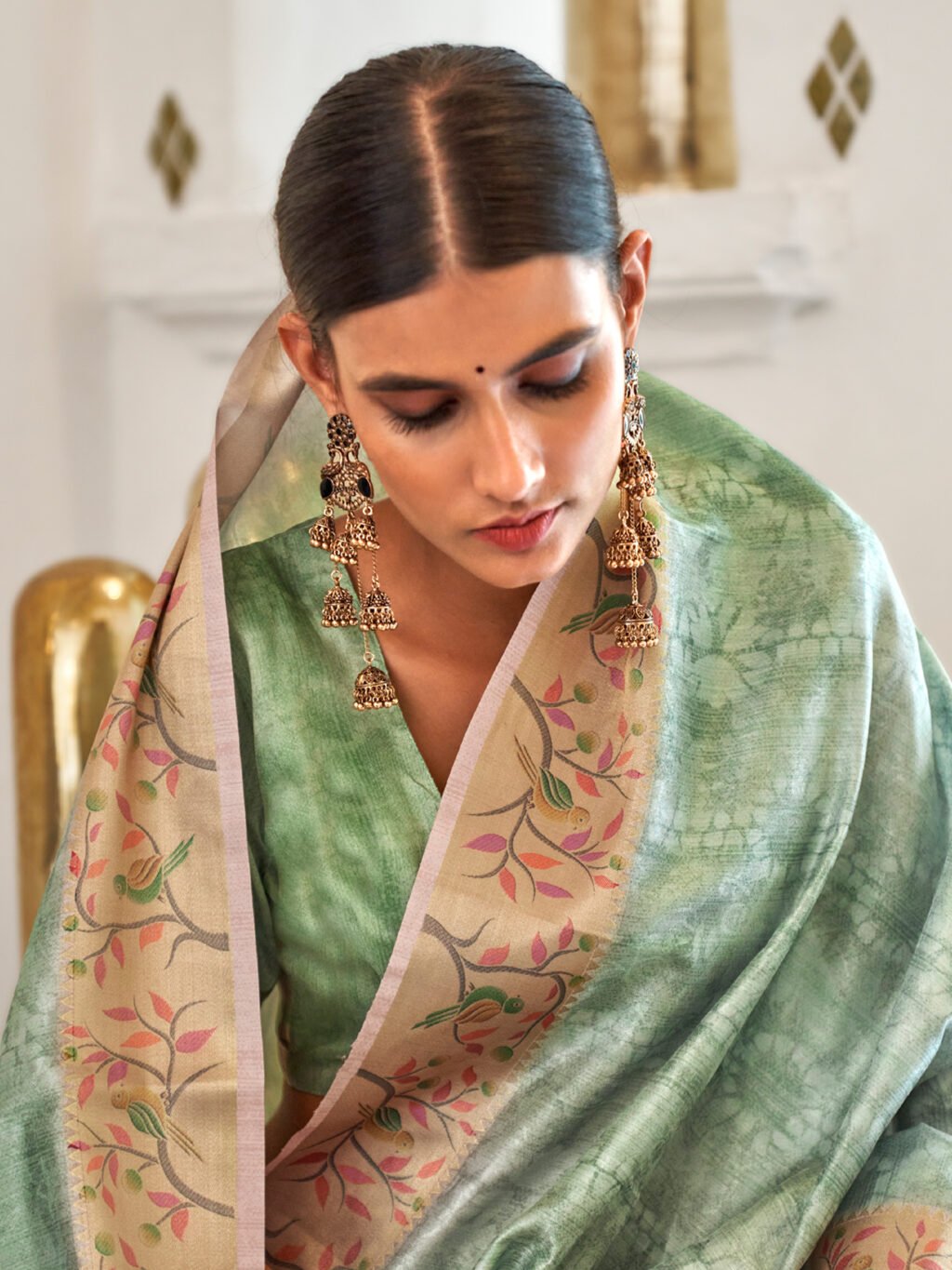 Green Sarees