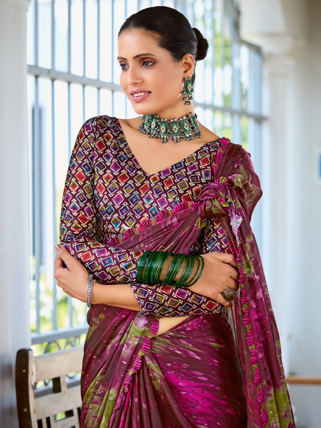 Printed Saree