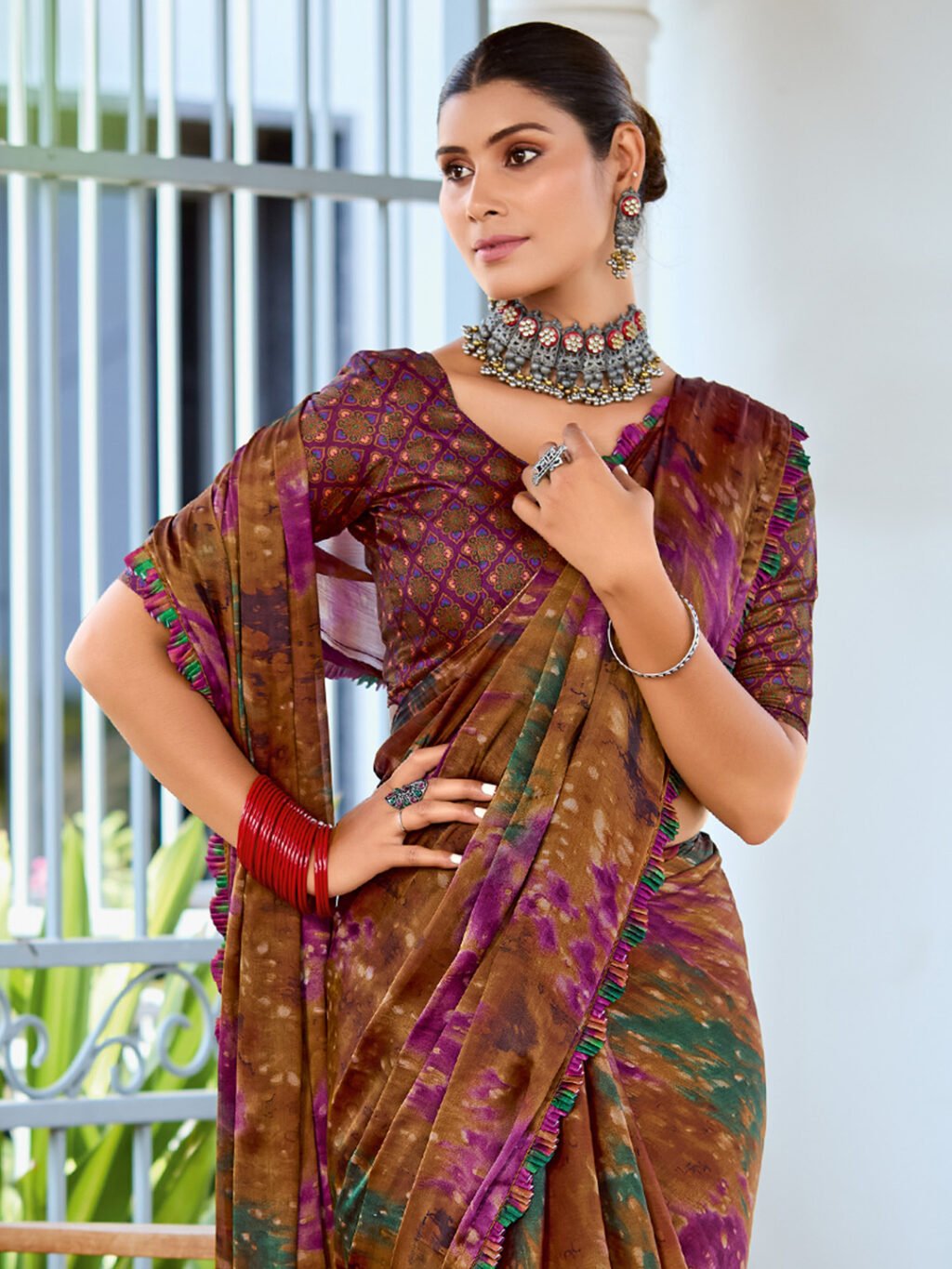 Printed Saree
