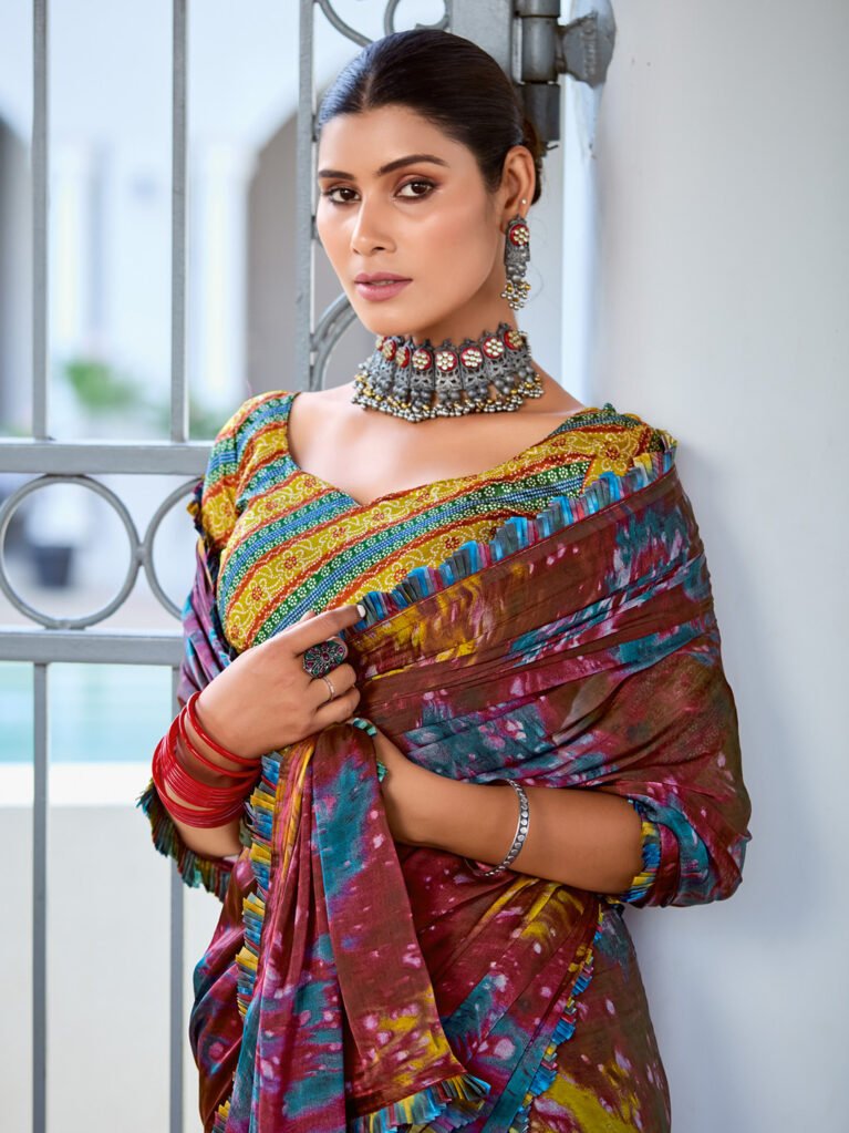 Printed Saree