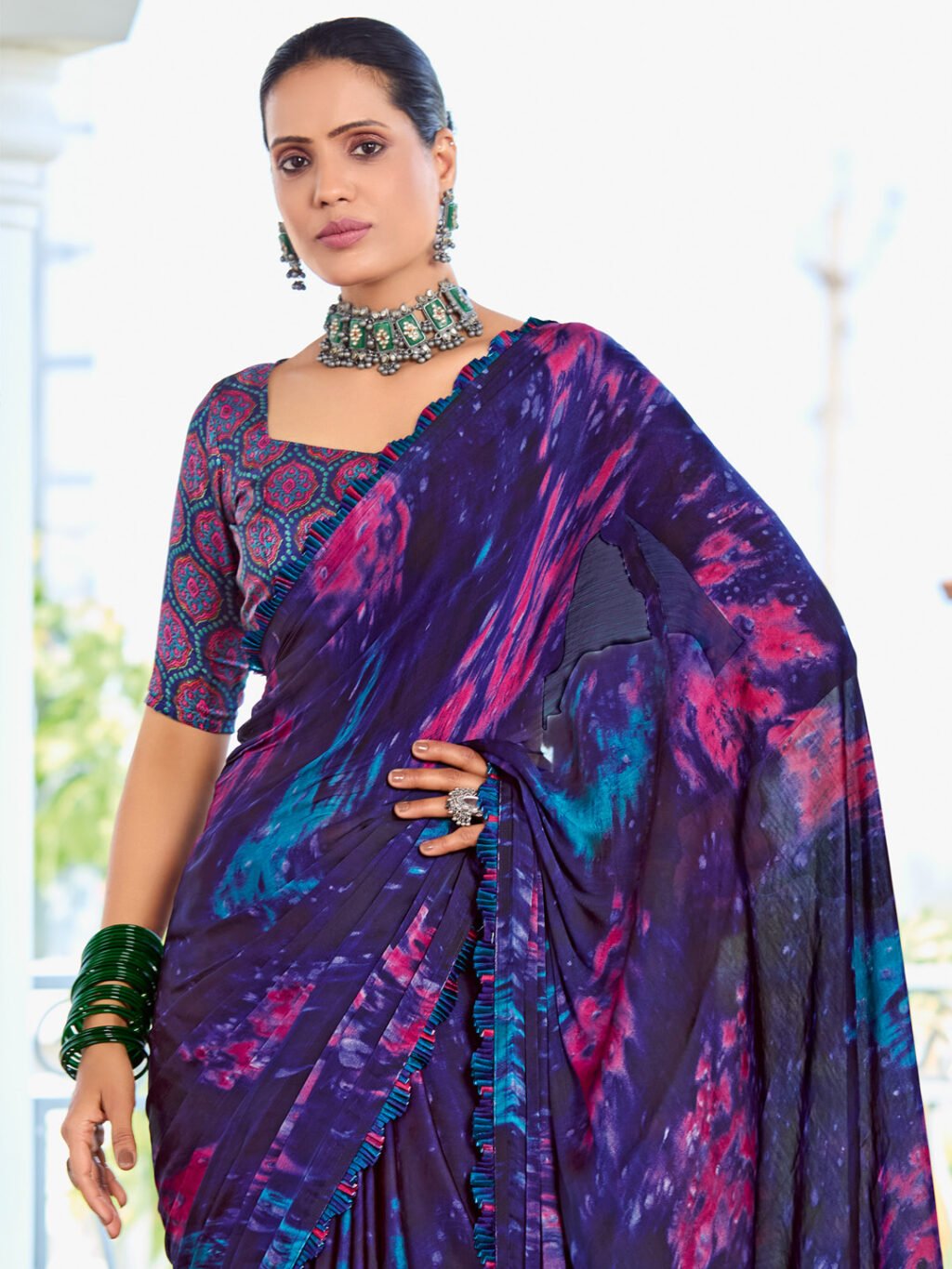 Printed Saree