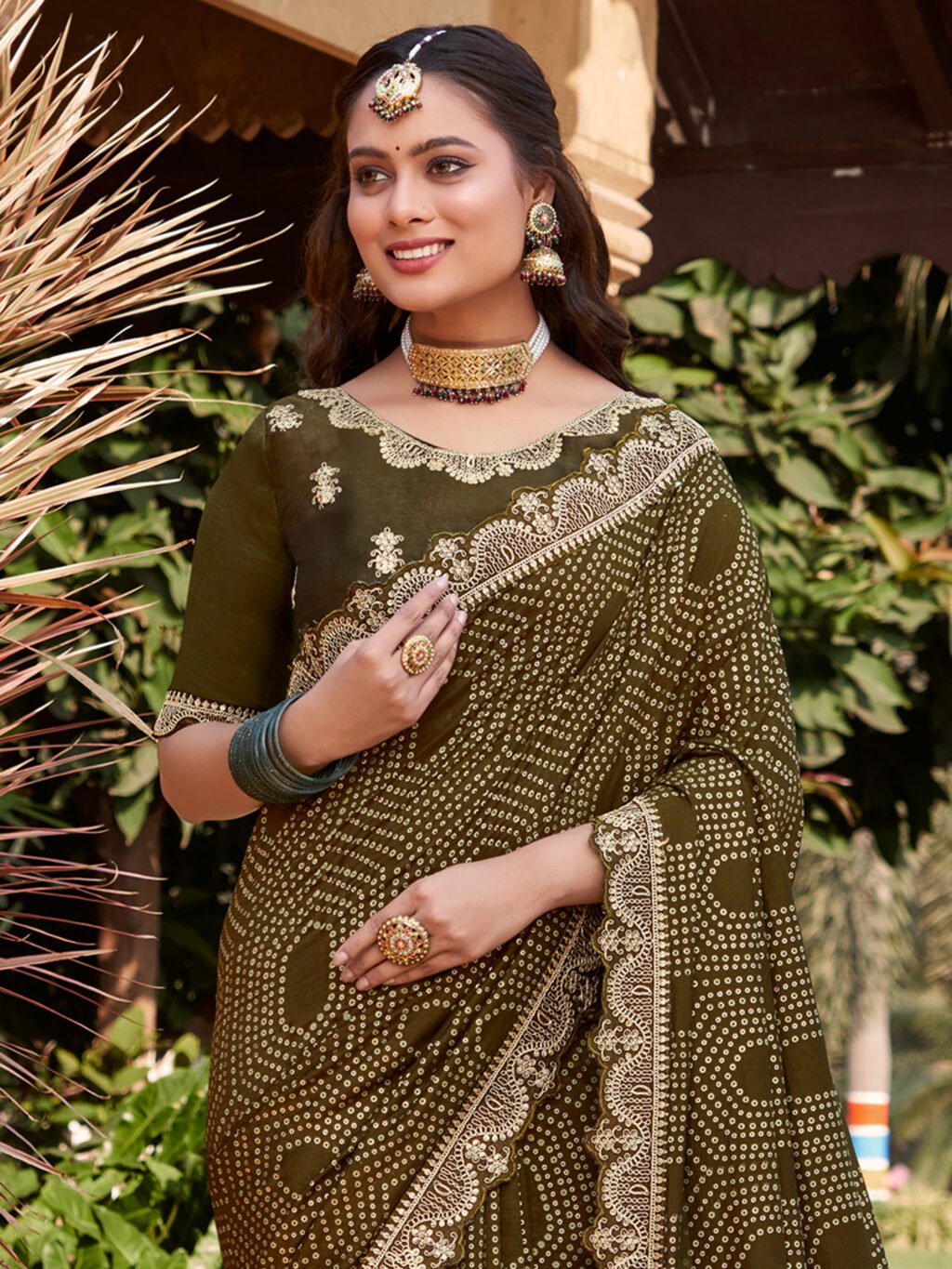 Bandhani Saree