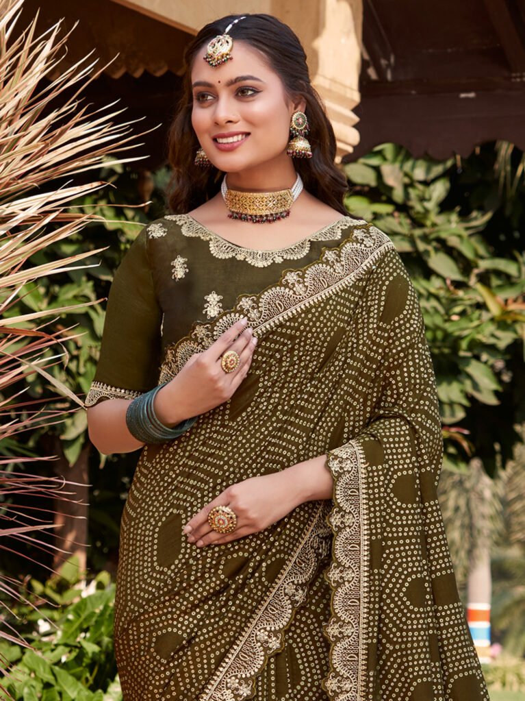 Bandhani Saree