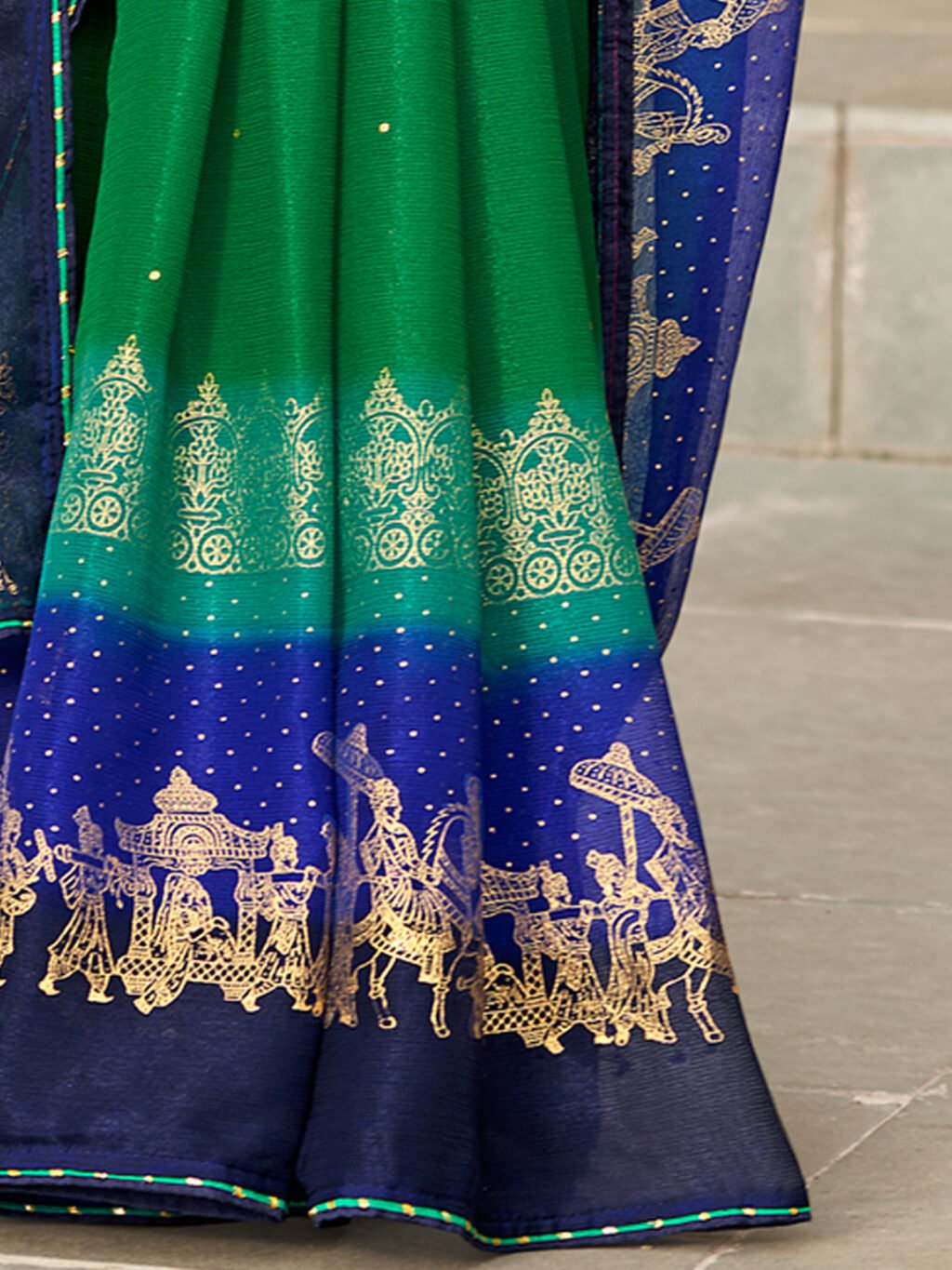 Green Sarees available for online shopping