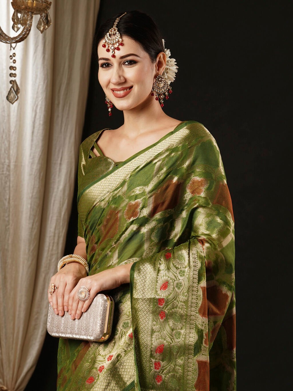 Green Sarees