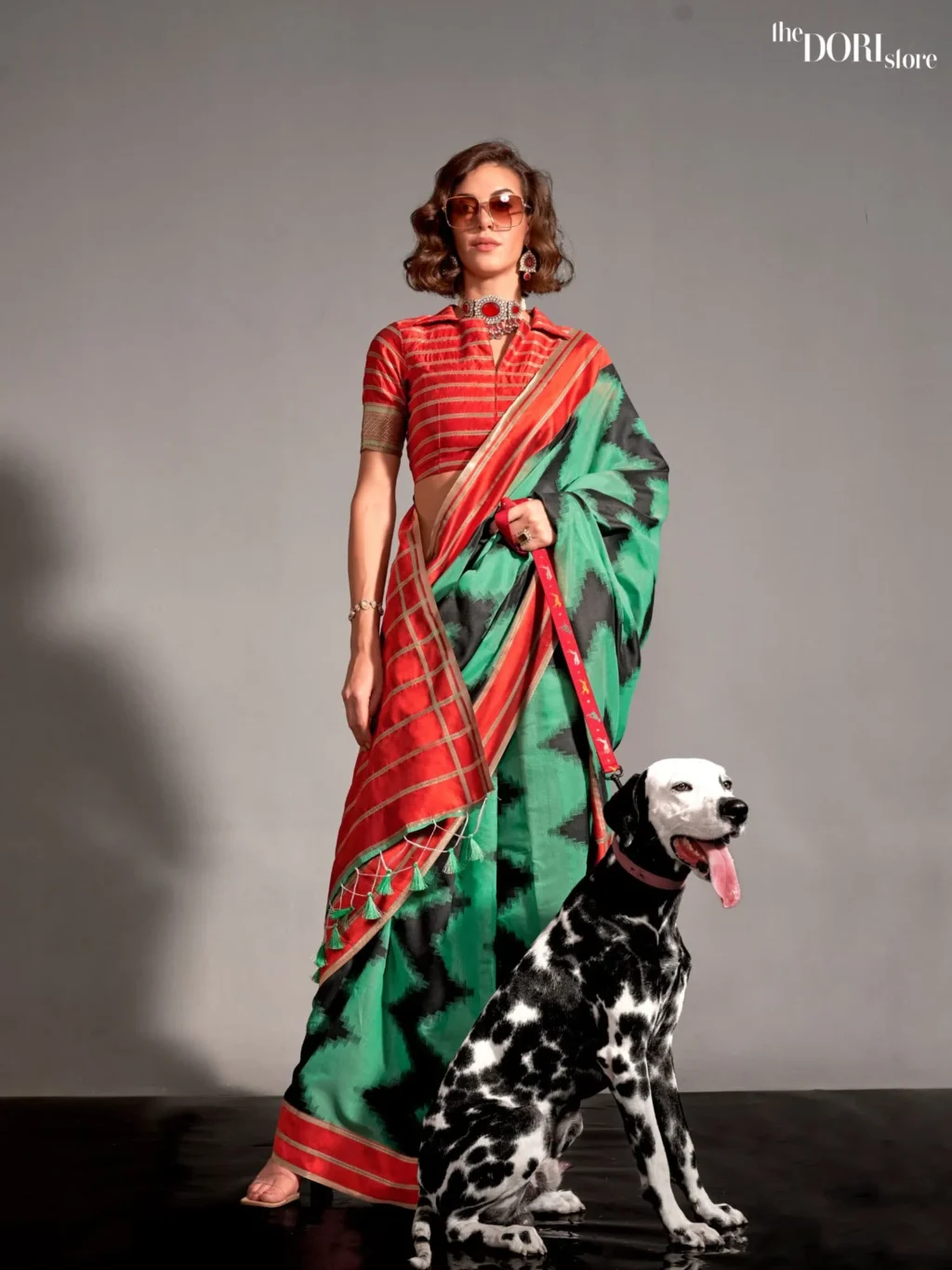 Beautiful Classic Green Soft Silk Woven Saree - party wear saree