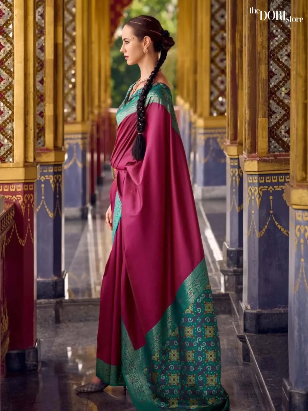Rani Pink Designer Soft Silk Woven Saree for Women - Designer Kia Silk with Beautiful Fabric and Elegant Design.