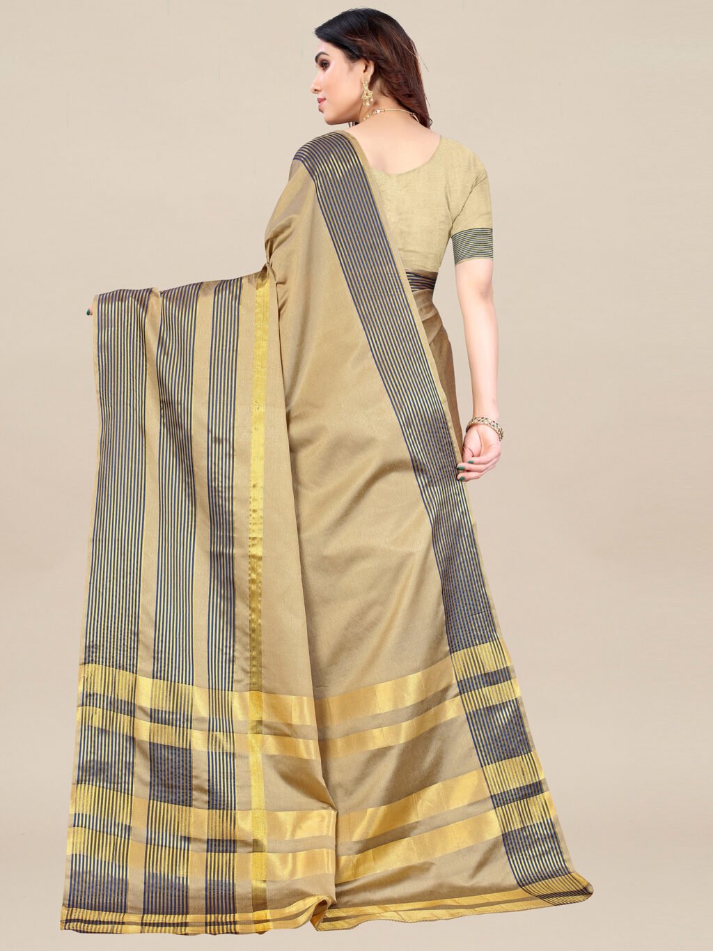 showcasing the beauty and craftsmanship of Designer Saree.