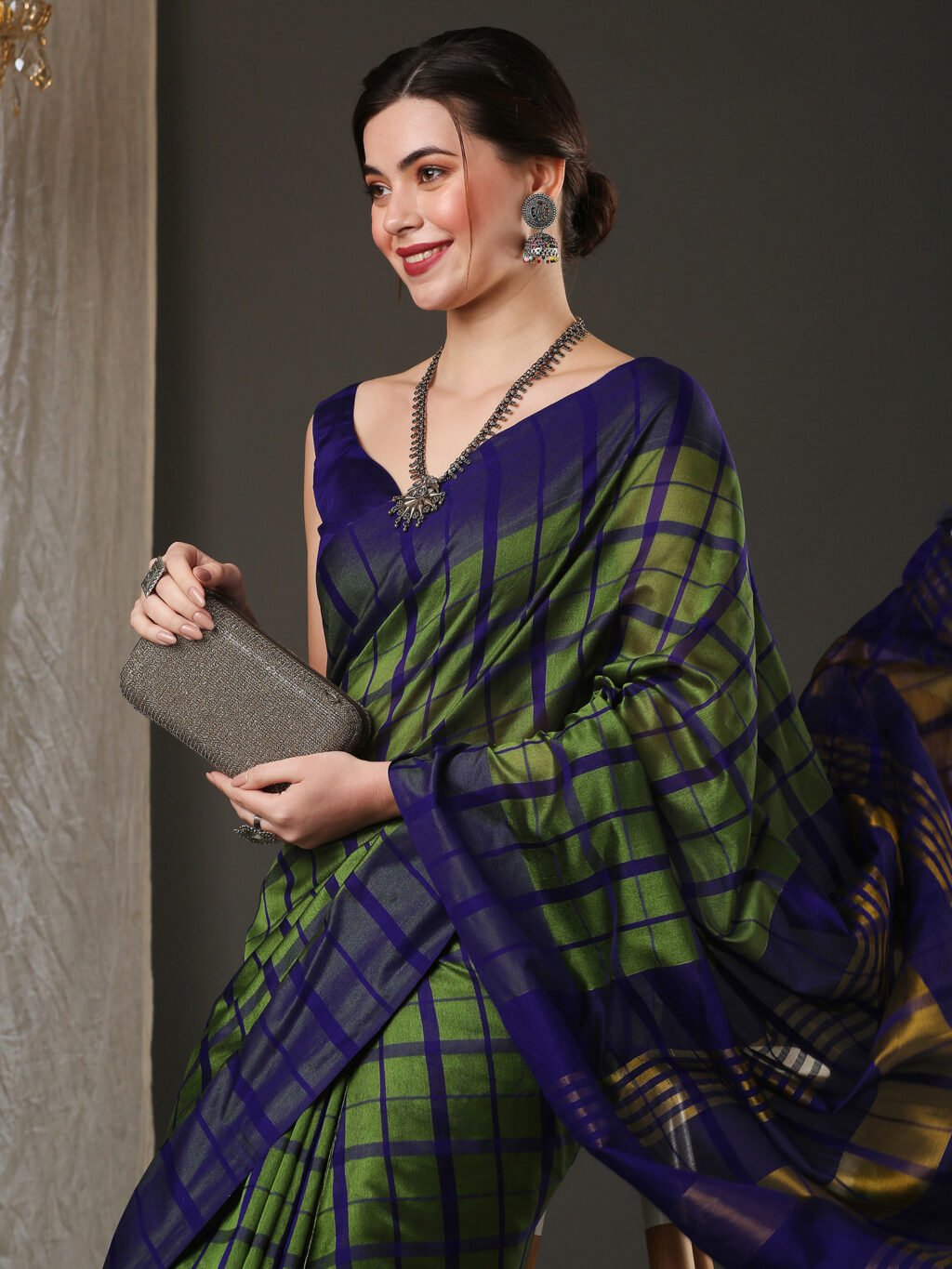 Image of Green Silk Saree