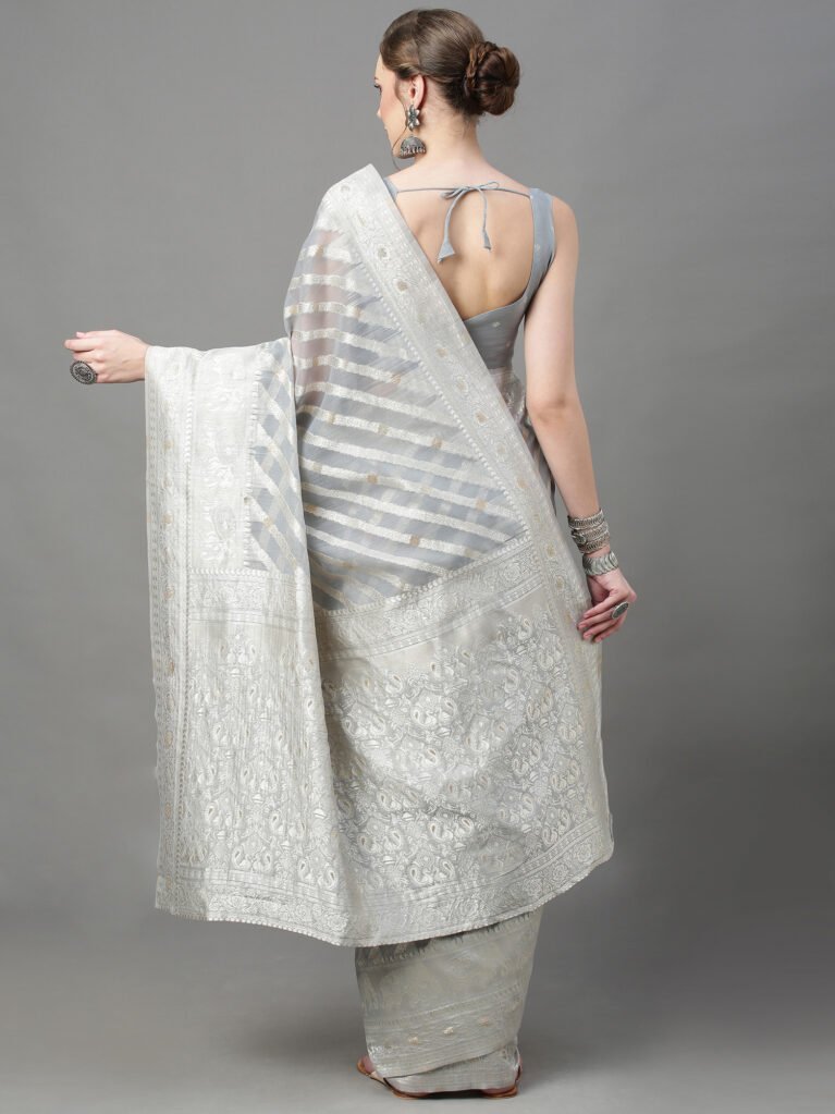 showcasing the beauty and craftsmanship of Designer Saree.