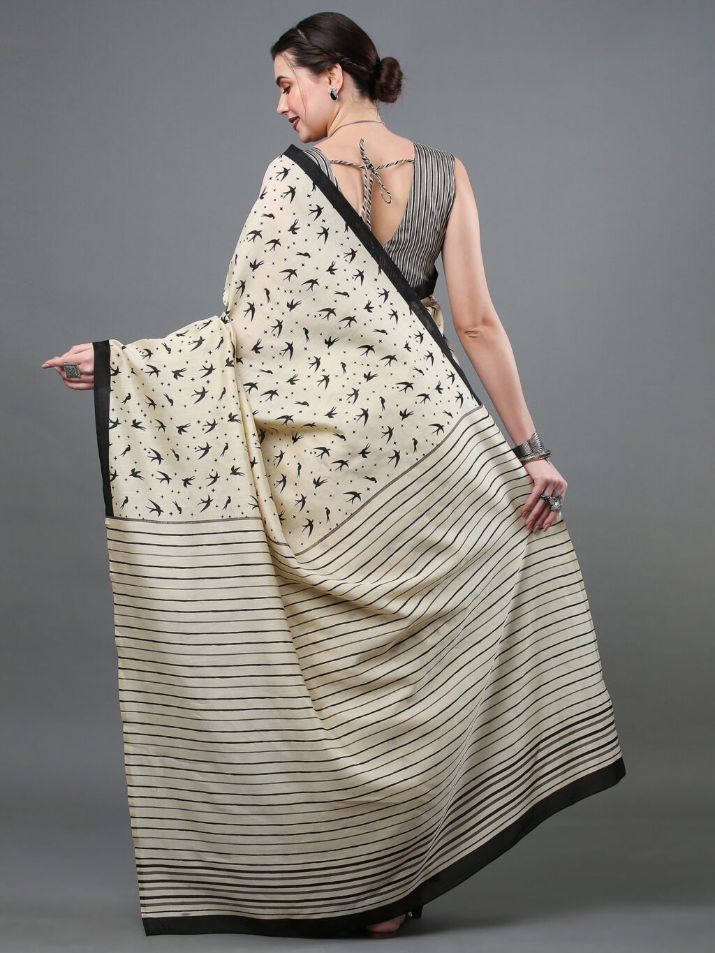 showcasing the beauty and craftsmanship of Festive Saree.