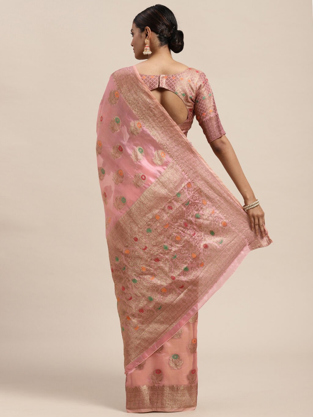 showcasing the beauty and craftsmanship of Party Wear Saree.
