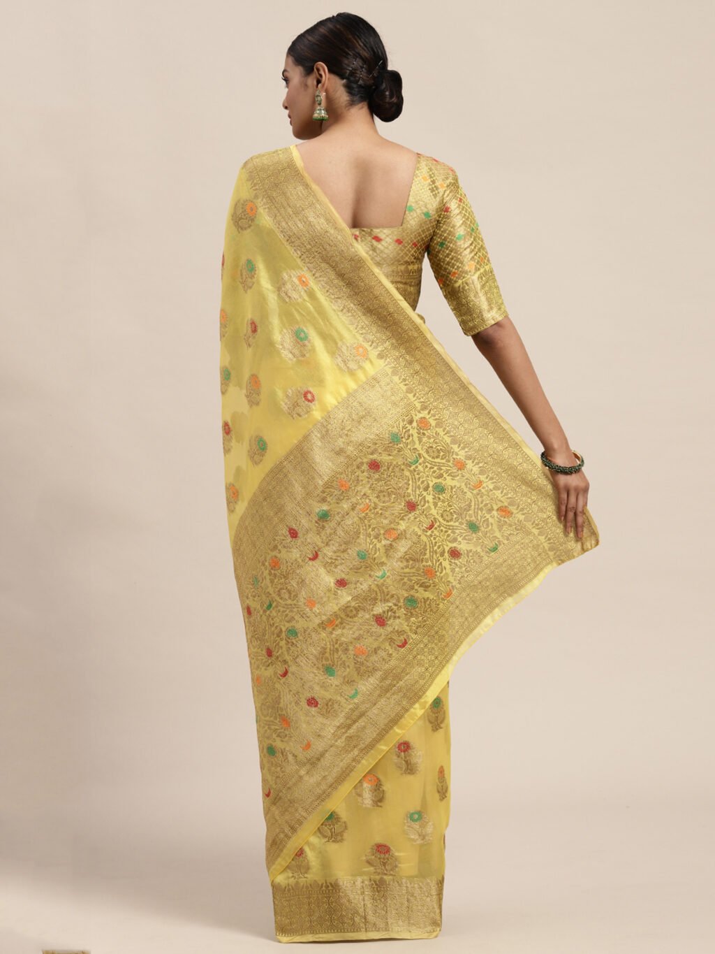 showcasing the beauty and craftsmanship of Party Wear Saree.
