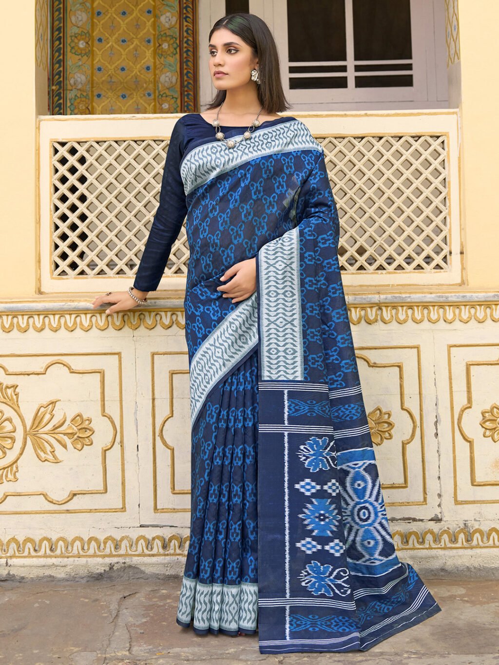 showcasing the beauty and craftsmanship of Designer Saree.