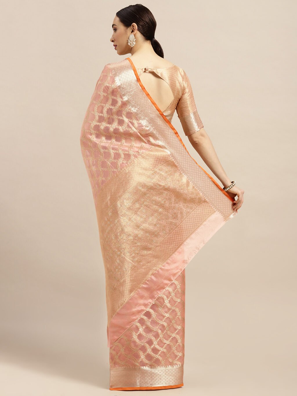 showcasing the beauty and craftsmanship of Festive Saree.
